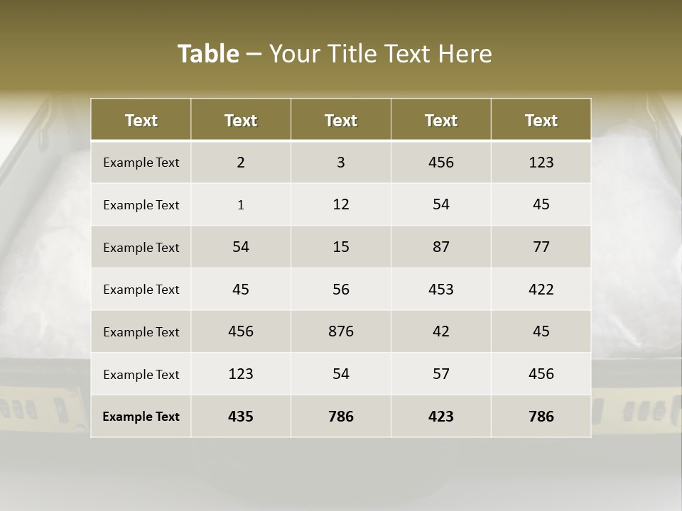 Packets Of Crack Cocaine In A Briefcase PowerPoint Template