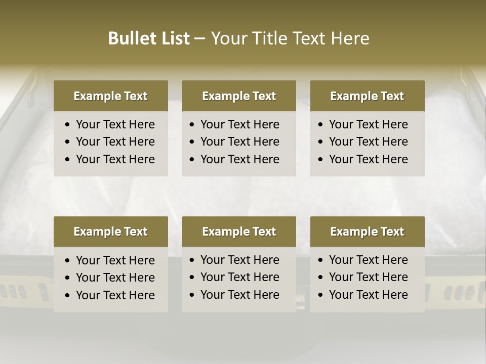 Packets Of Crack Cocaine In A Briefcase PowerPoint Template