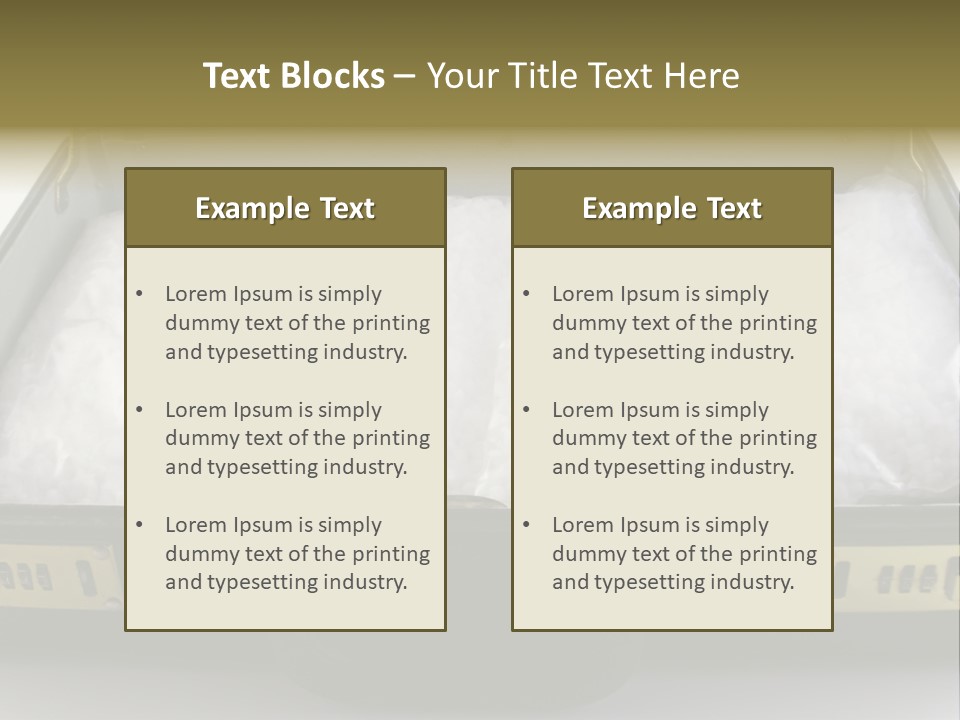 Packets Of Crack Cocaine In A Briefcase PowerPoint Template