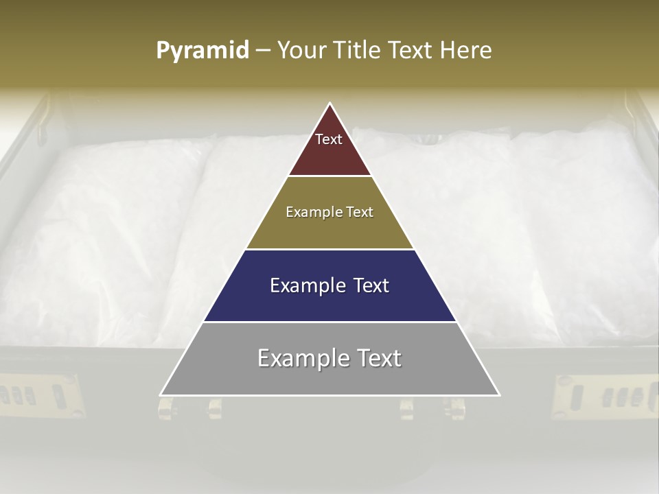 Packets Of Crack Cocaine In A Briefcase PowerPoint Template