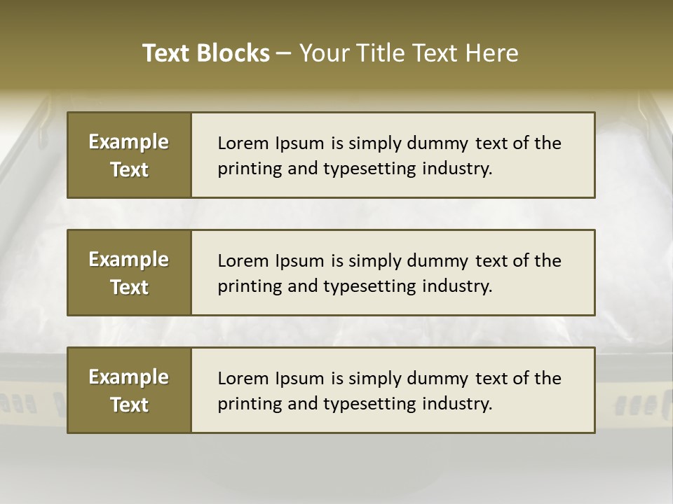 Packets Of Crack Cocaine In A Briefcase PowerPoint Template