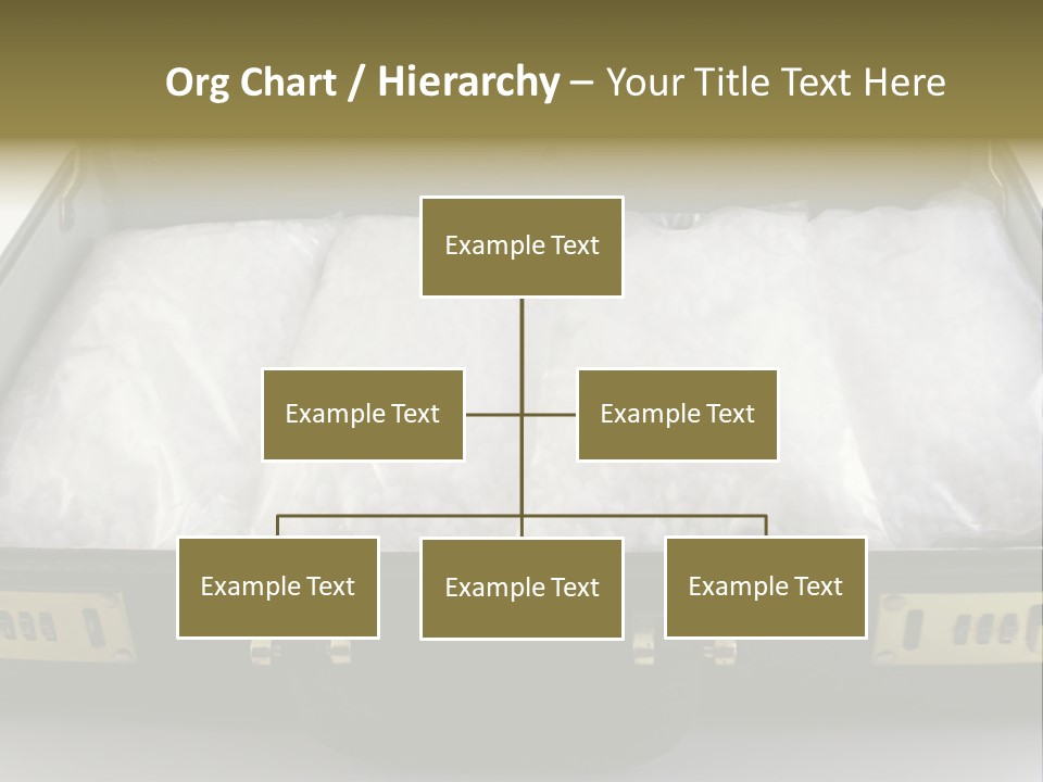 Packets Of Crack Cocaine In A Briefcase PowerPoint Template