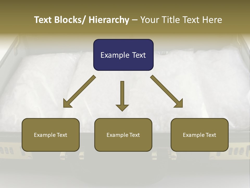 Packets Of Crack Cocaine In A Briefcase PowerPoint Template