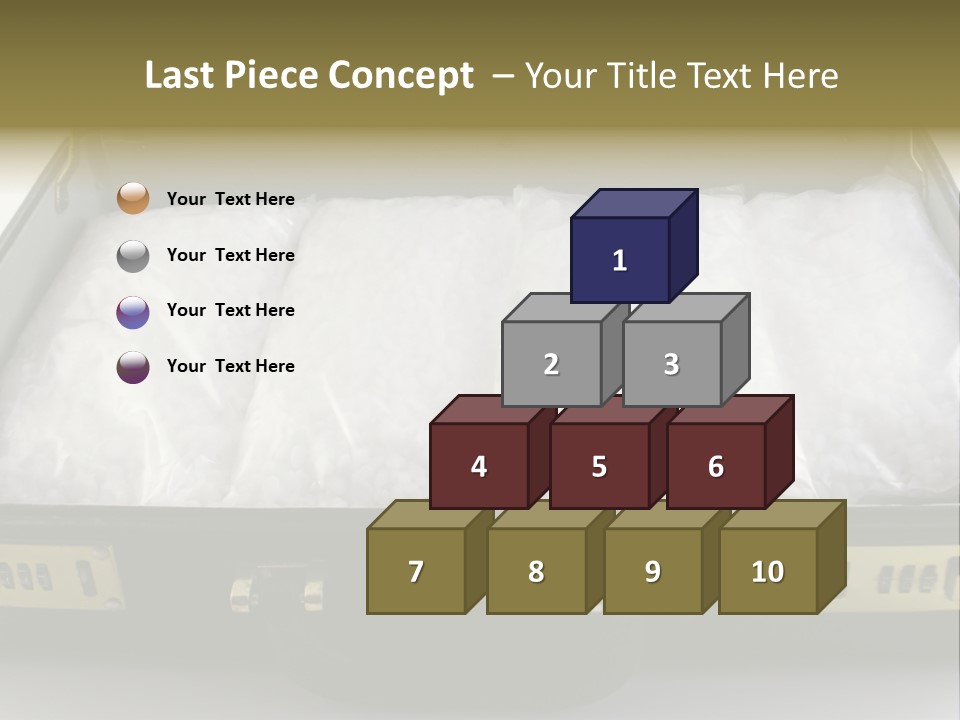 Packets Of Crack Cocaine In A Briefcase PowerPoint Template