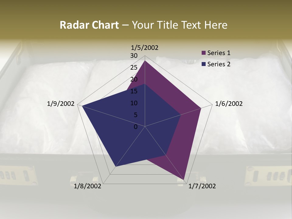 Packets Of Crack Cocaine In A Briefcase PowerPoint Template