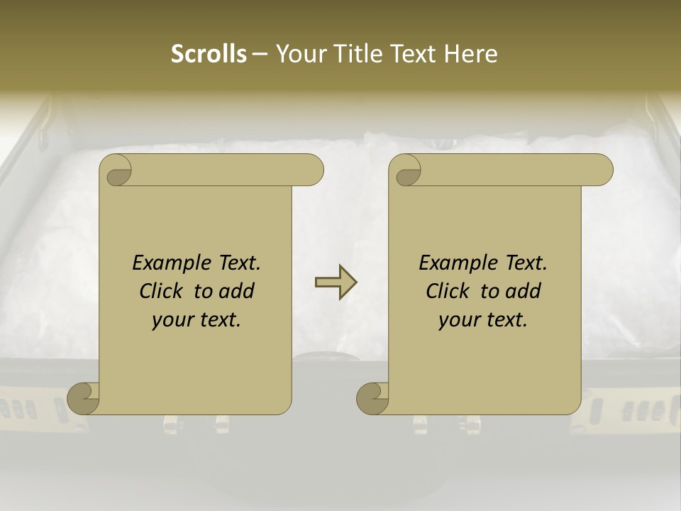 Packets Of Crack Cocaine In A Briefcase PowerPoint Template