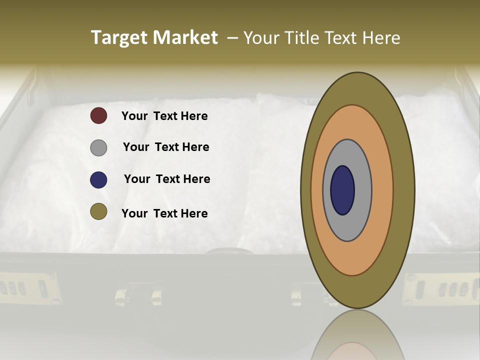 Packets Of Crack Cocaine In A Briefcase PowerPoint Template