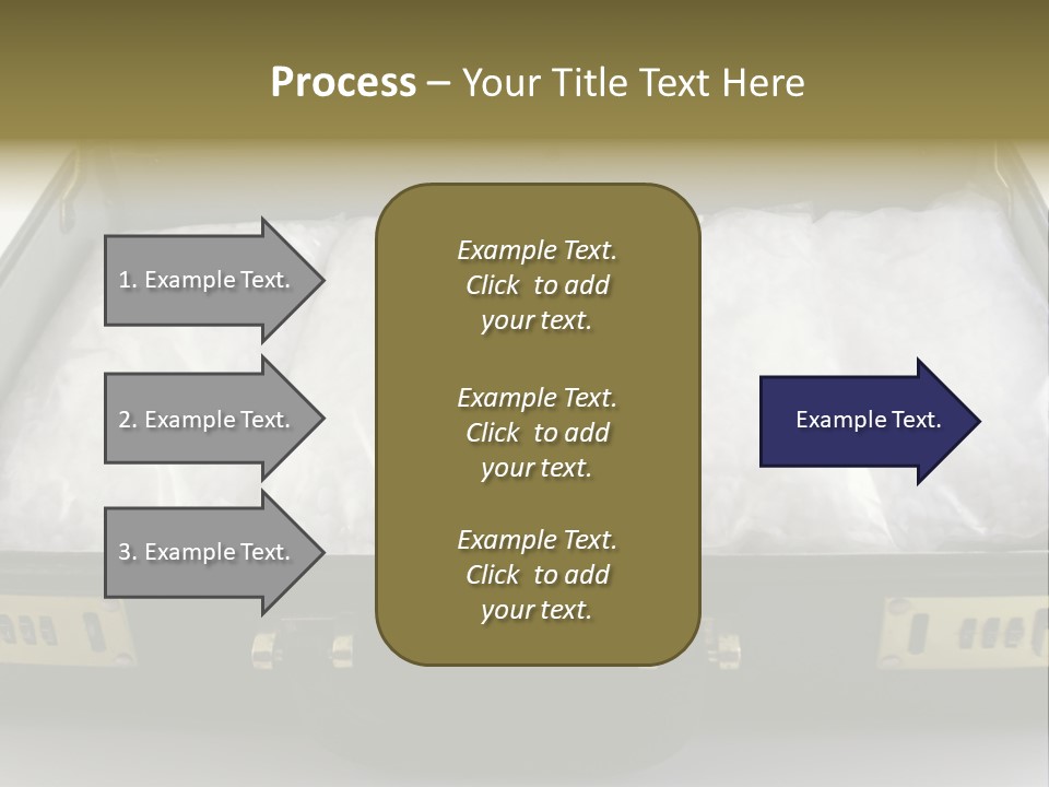 Packets Of Crack Cocaine In A Briefcase PowerPoint Template
