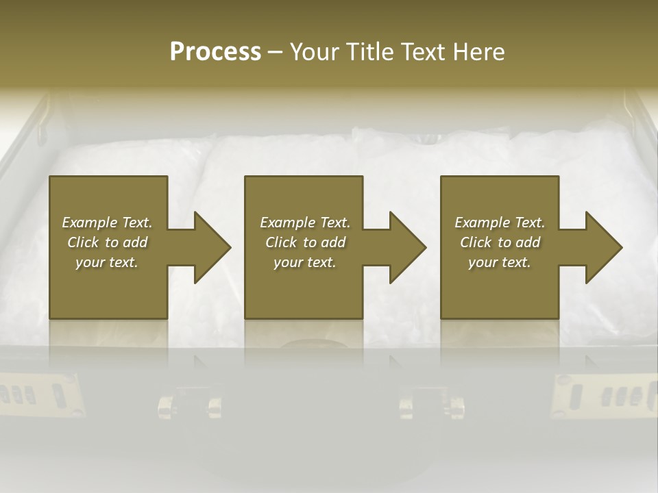 Packets Of Crack Cocaine In A Briefcase PowerPoint Template