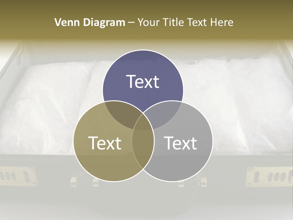 Packets Of Crack Cocaine In A Briefcase PowerPoint Template