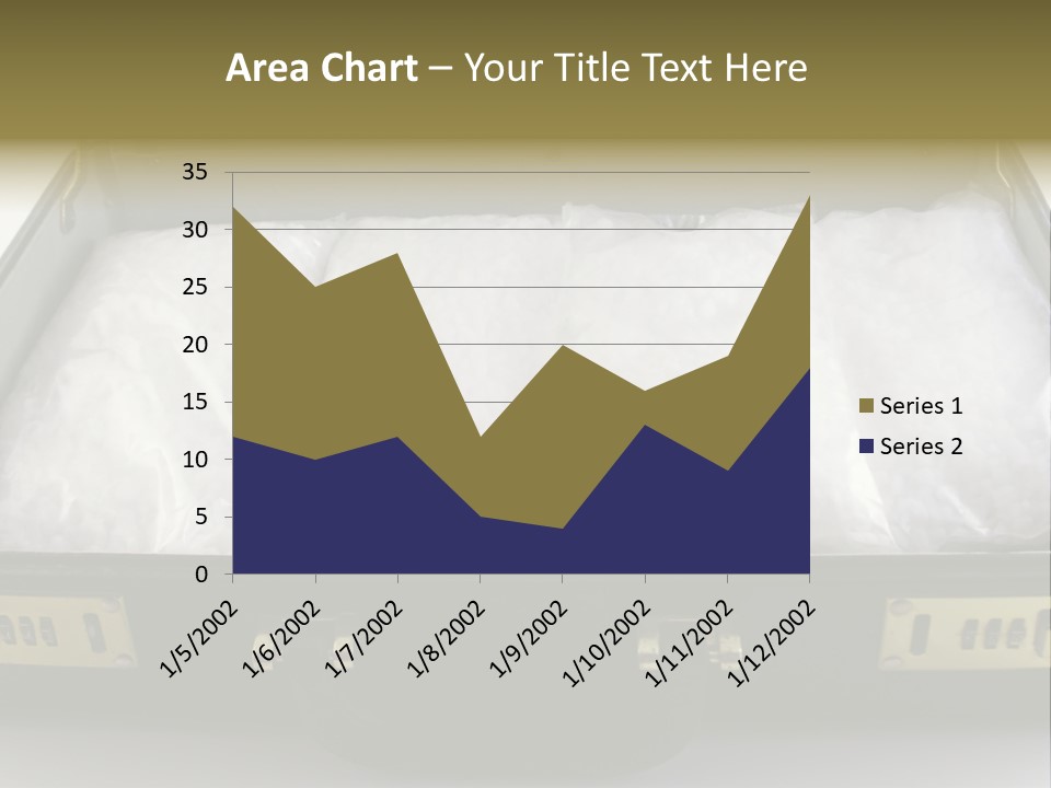 Packets Of Crack Cocaine In A Briefcase PowerPoint Template