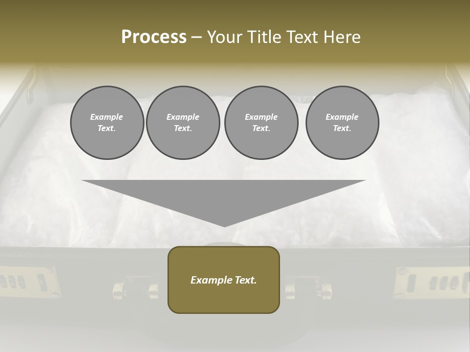 Packets Of Crack Cocaine In A Briefcase PowerPoint Template