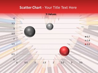 Colored Pencils In A Heart Shape PowerPoint Template