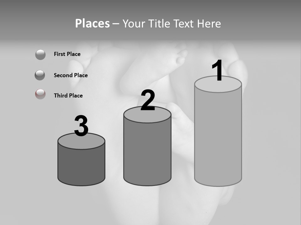 Dads And Baby Feet PowerPoint Template