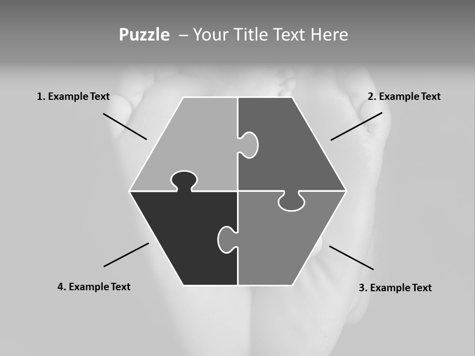 Dads And Baby Feet PowerPoint Template