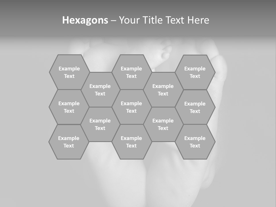 Dads And Baby Feet PowerPoint Template