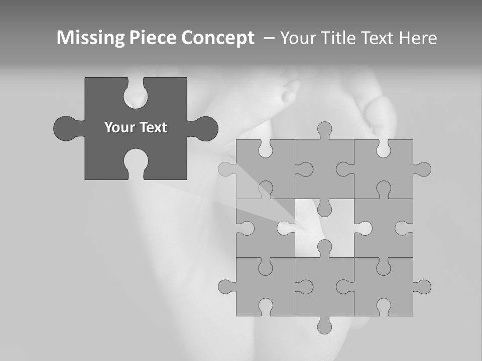 Dads And Baby Feet PowerPoint Template