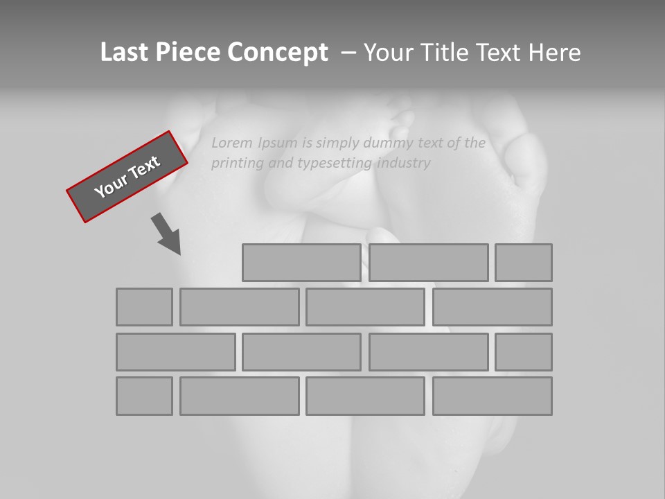 Dads And Baby Feet PowerPoint Template