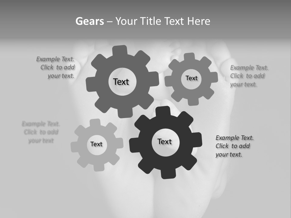 Dads And Baby Feet PowerPoint Template