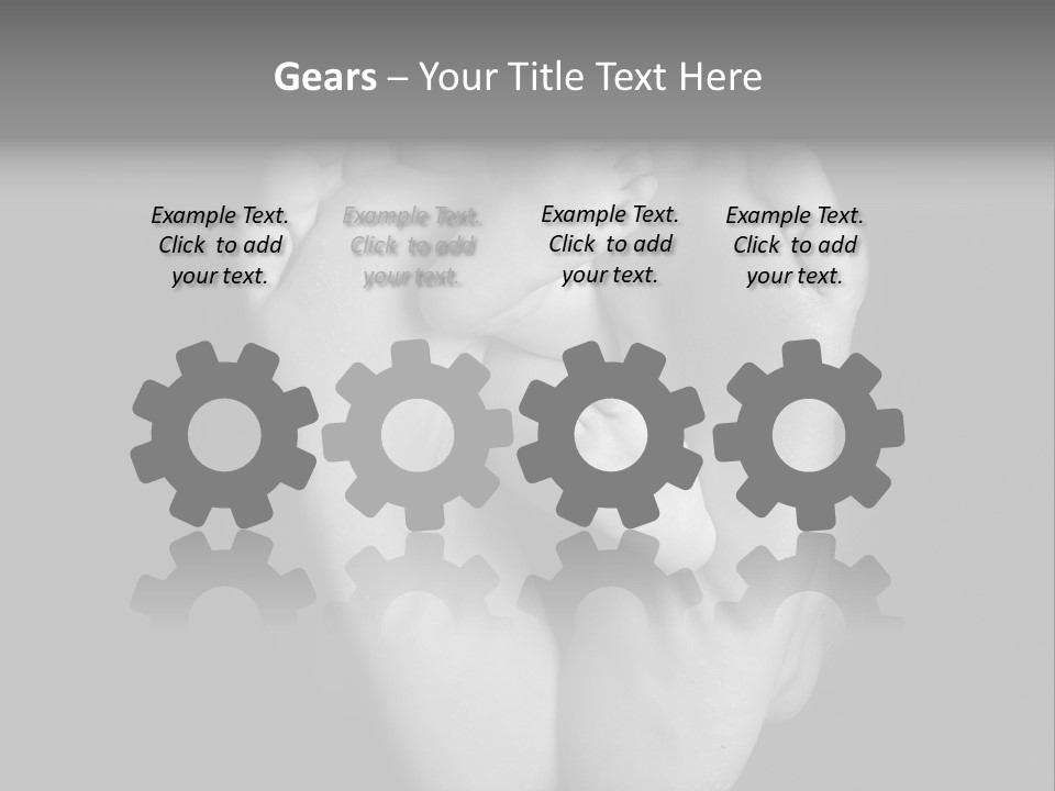 Dads And Baby Feet PowerPoint Template