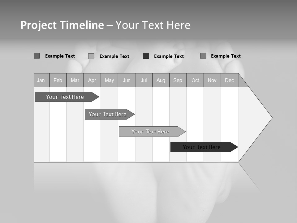 Dads And Baby Feet PowerPoint Template