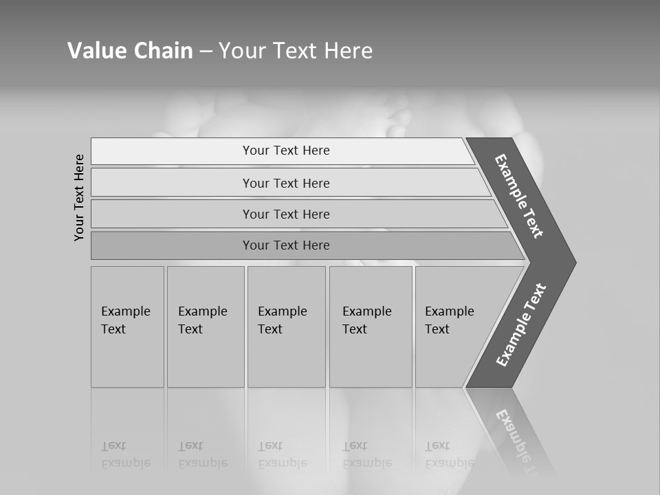 Dads And Baby Feet PowerPoint Template