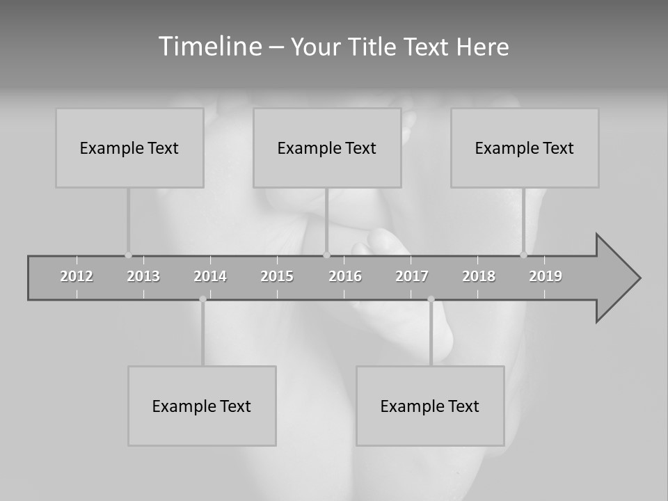 Dads And Baby Feet PowerPoint Template