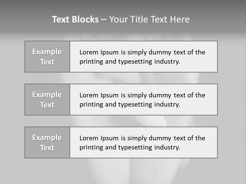 Dads And Baby Feet PowerPoint Template