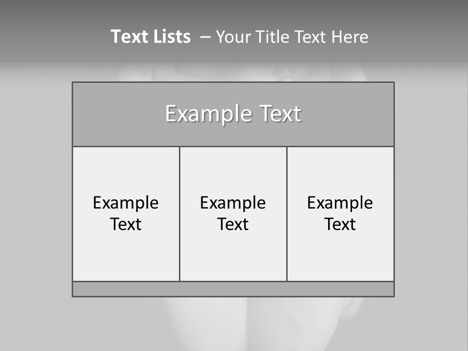 Dads And Baby Feet PowerPoint Template