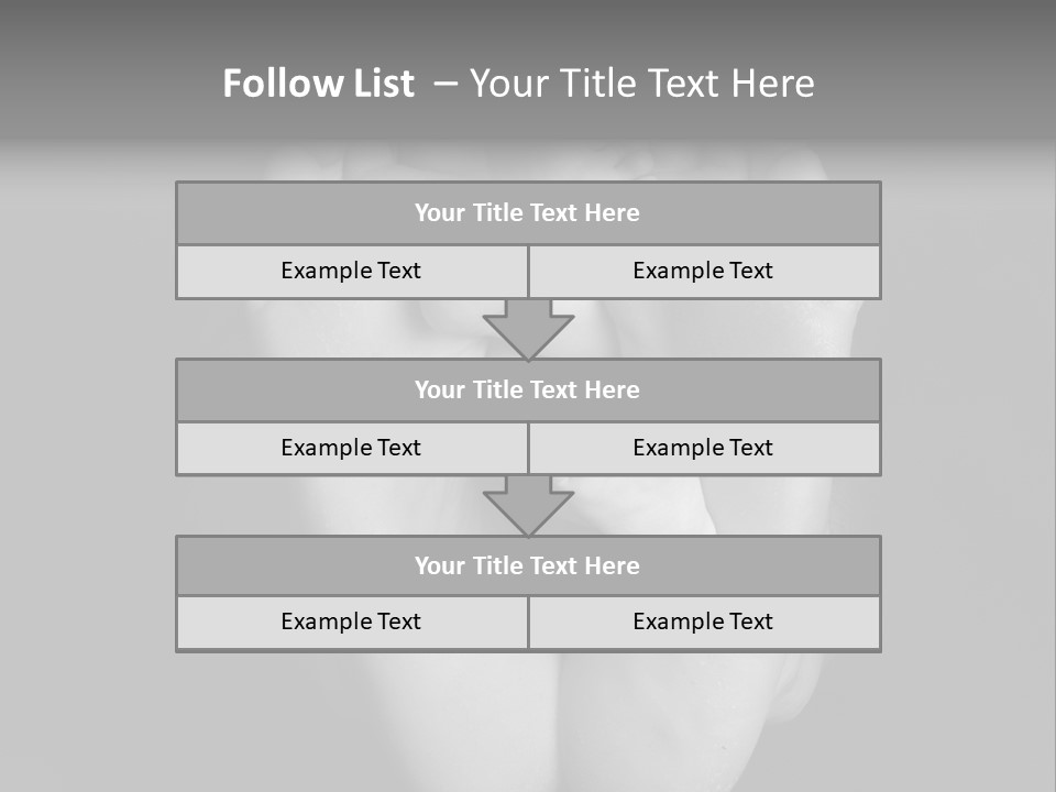 Dads And Baby Feet PowerPoint Template