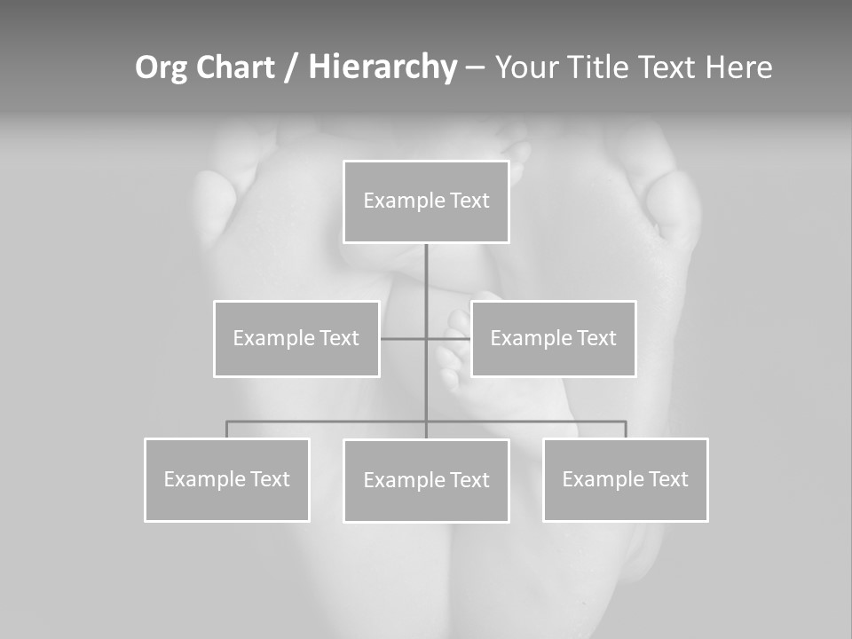 Dads And Baby Feet PowerPoint Template