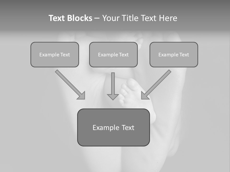 Dads And Baby Feet PowerPoint Template