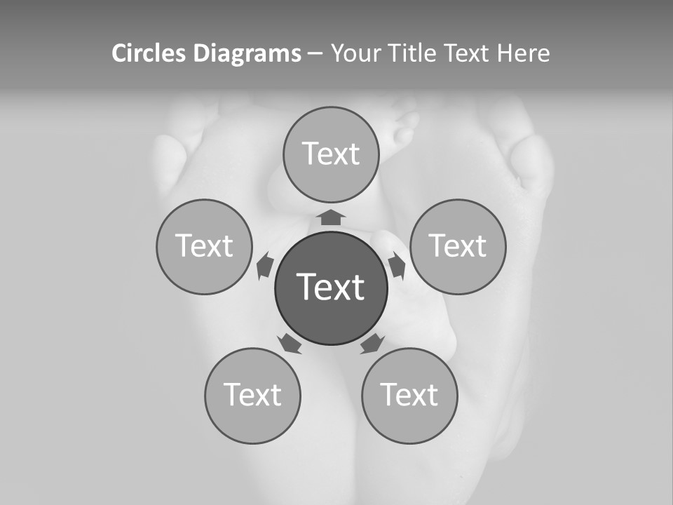 Dads And Baby Feet PowerPoint Template