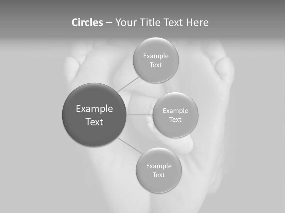 Dads And Baby Feet PowerPoint Template