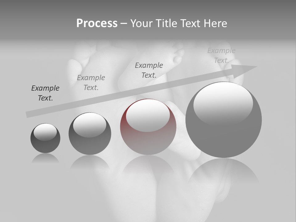 Dads And Baby Feet PowerPoint Template