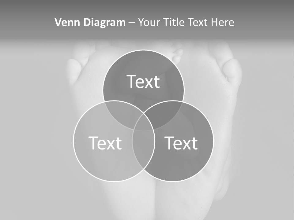 Dads And Baby Feet PowerPoint Template