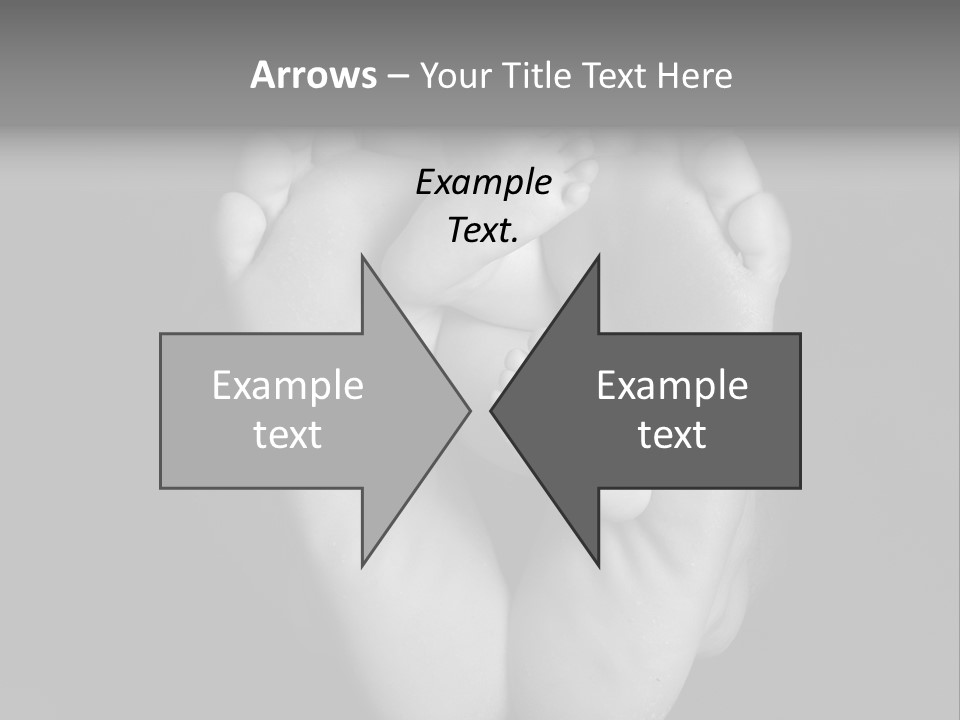 Dads And Baby Feet PowerPoint Template