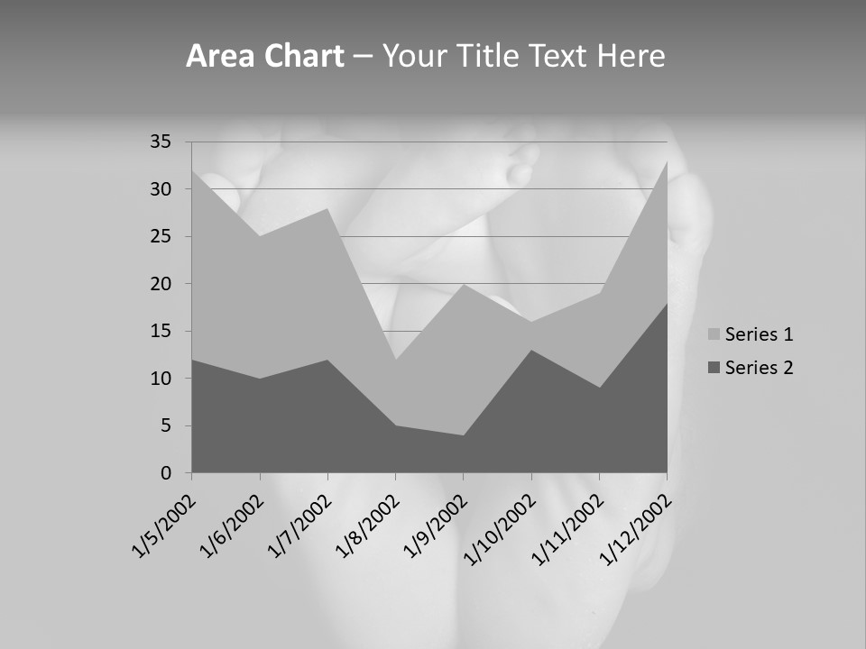 Dads And Baby Feet PowerPoint Template