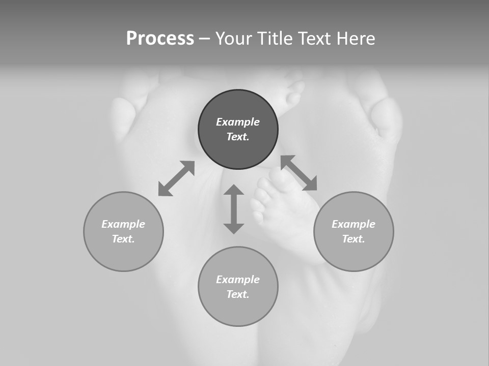 Dads And Baby Feet PowerPoint Template