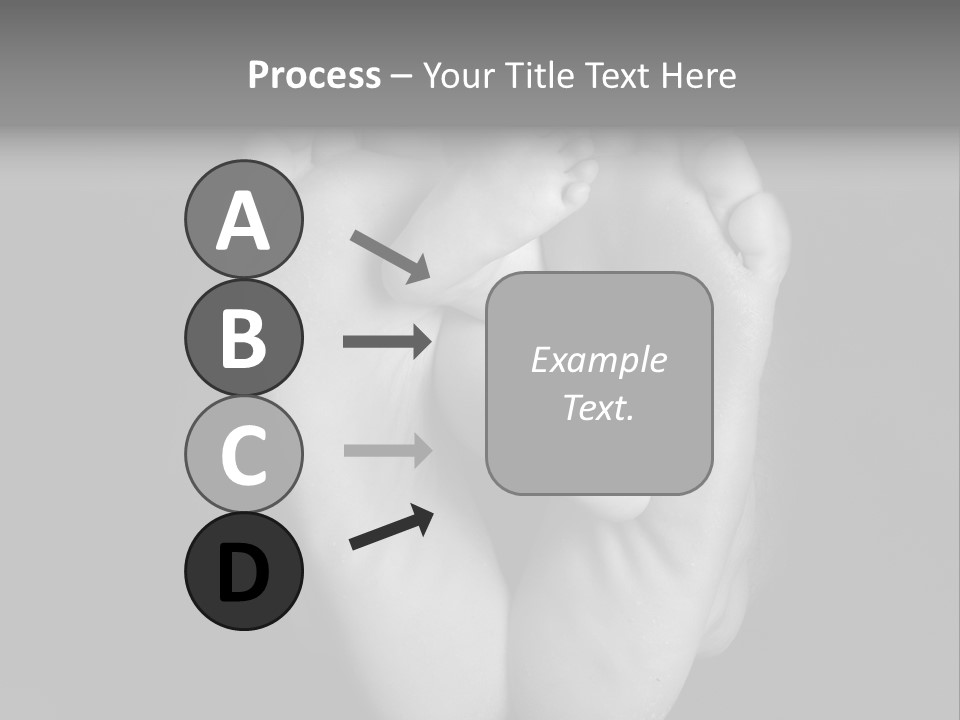 Dads And Baby Feet PowerPoint Template