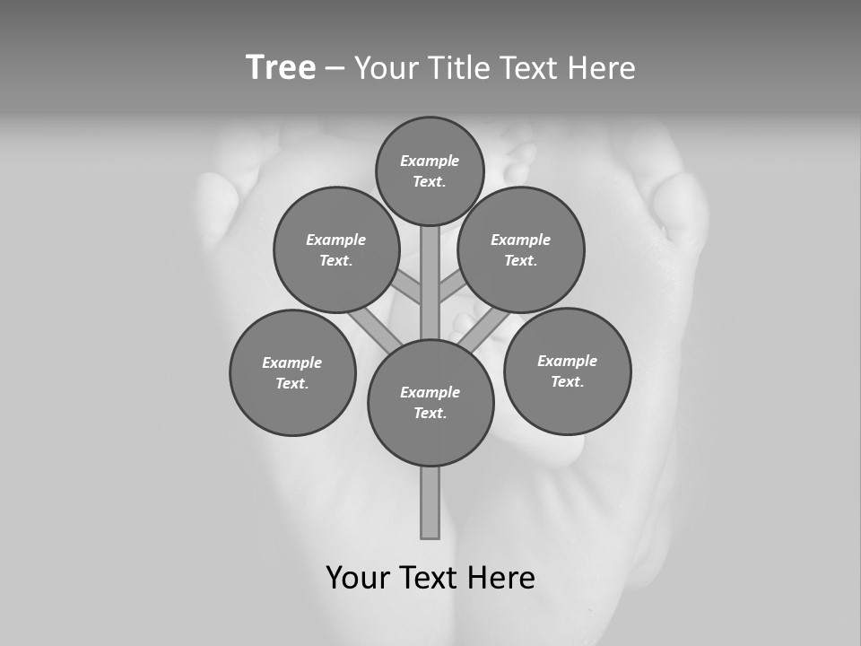 Dads And Baby Feet PowerPoint Template