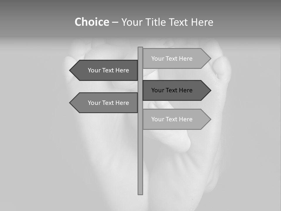 Dads And Baby Feet PowerPoint Template