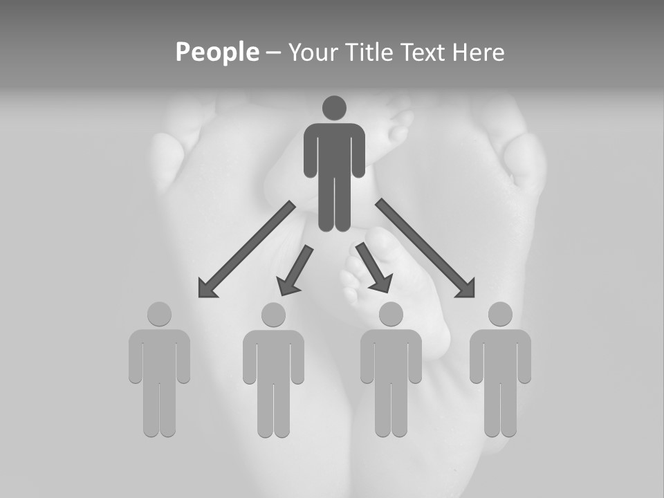 Dads And Baby Feet PowerPoint Template