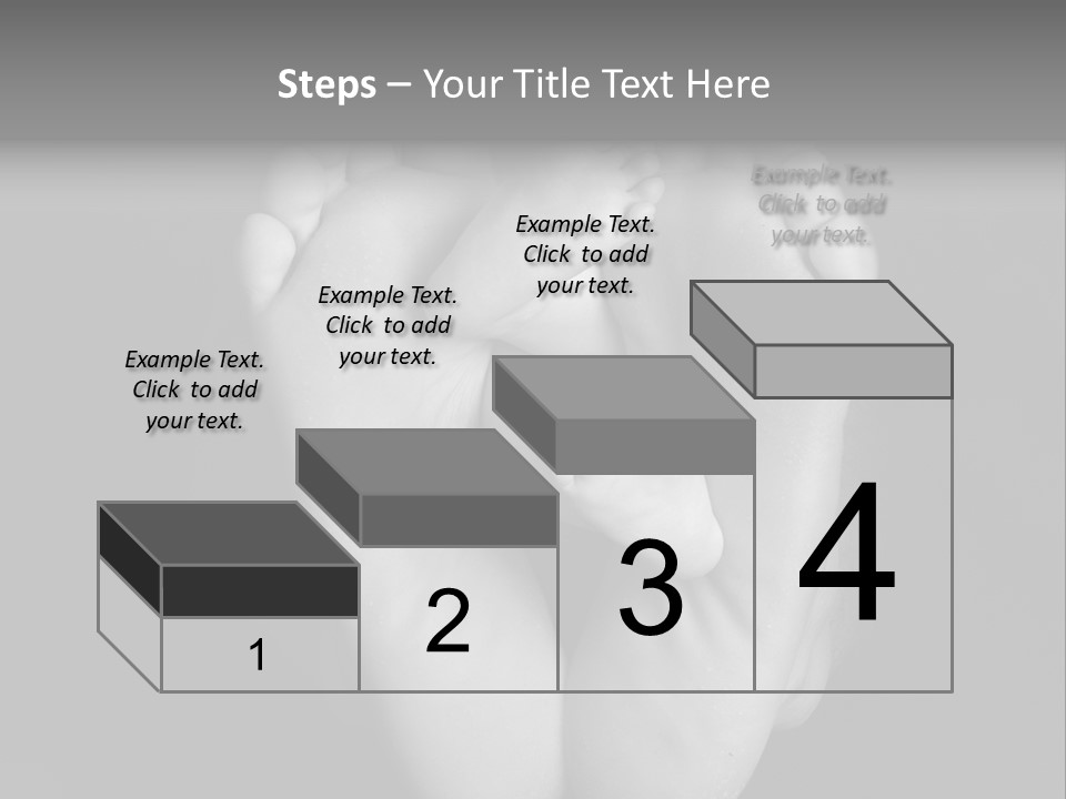 Dads And Baby Feet PowerPoint Template