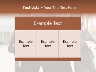 An Attractive Team Of Diverse Business People At Company Office Building PowerPoint Template