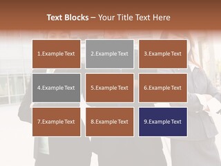 An Attractive Team Of Diverse Business People At Company Office Building PowerPoint Template