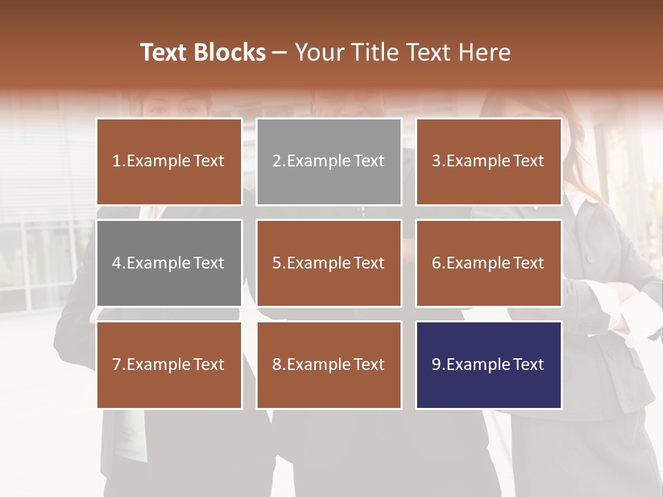 An Attractive Team Of Diverse Business People At Company Office Building PowerPoint Template