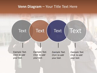 An Attractive Team Of Diverse Business People At Company Office Building PowerPoint Template