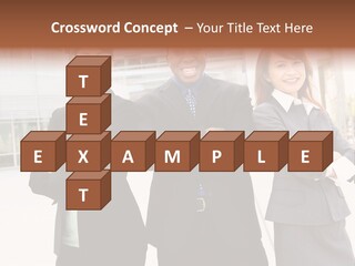 An Attractive Team Of Diverse Business People At Company Office Building PowerPoint Template