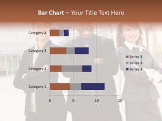 An Attractive Team Of Diverse Business People At Company Office Building PowerPoint Template